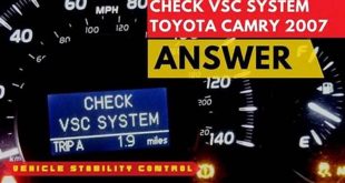 Check Vsc System Toyota Camry 2007 Español: A Comprehensive Guide